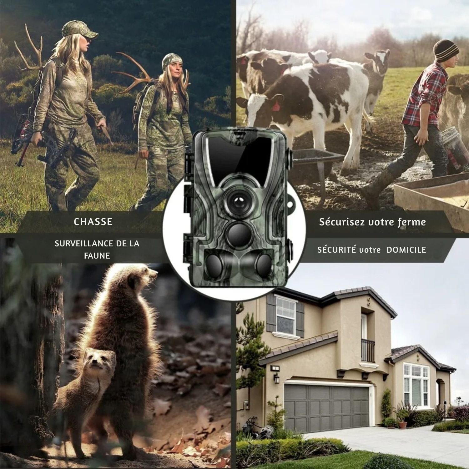 caméra de chasse batterie rechargeable HunterEye X20