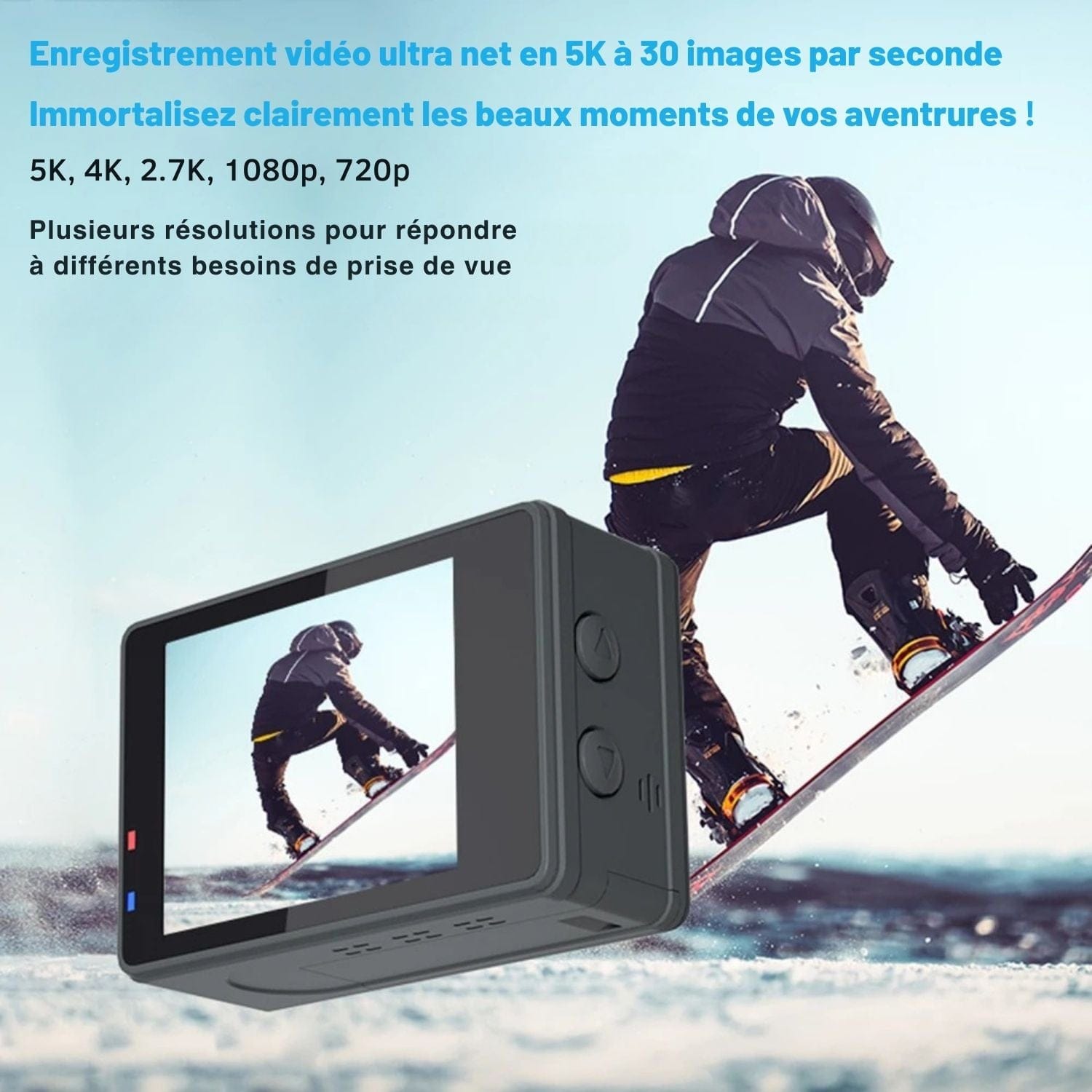 camera pour randonnée Caméra randonnée 5k