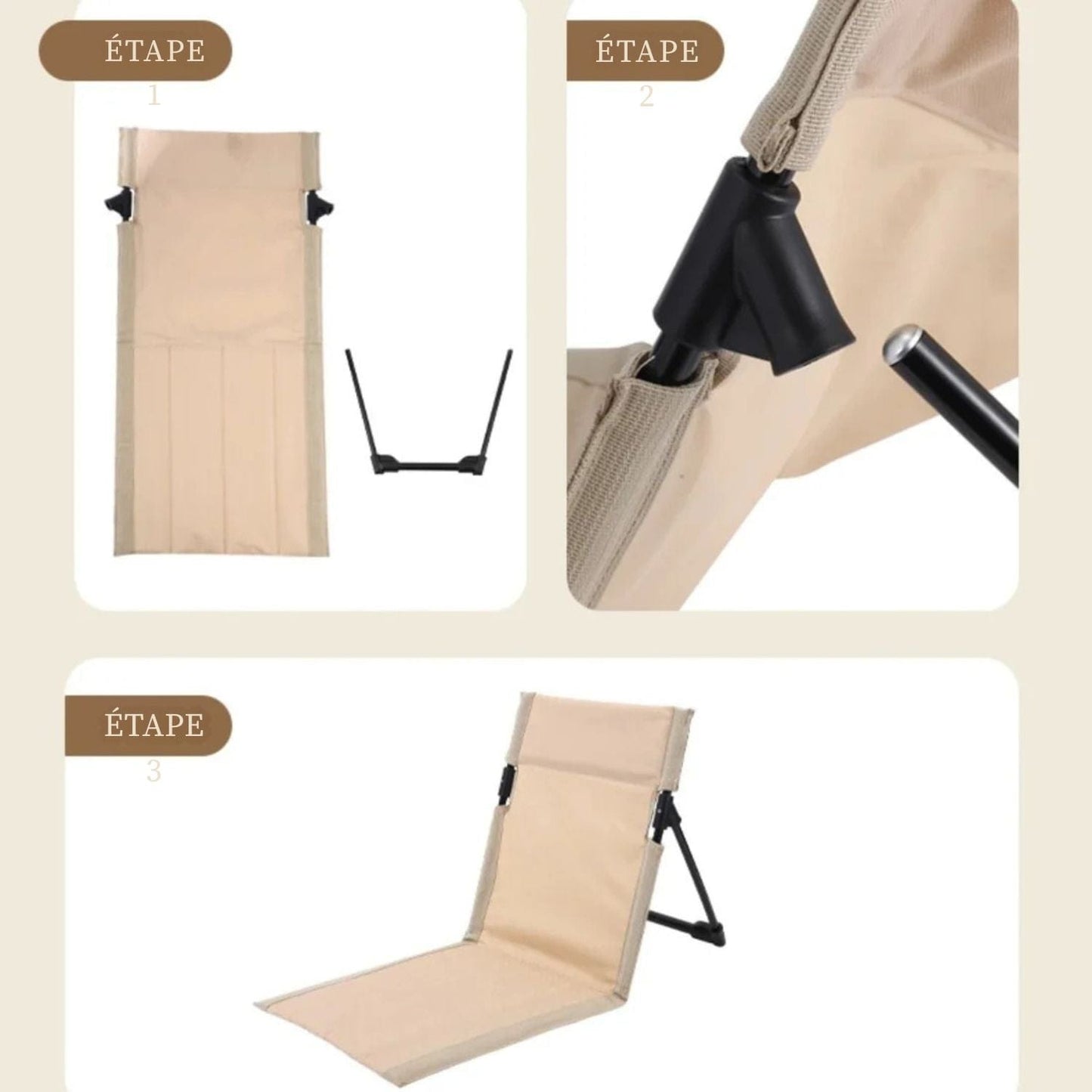 Chaise pliante randonnée