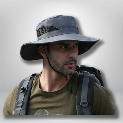 chapeau de randonnée anti-uv Gris foncé