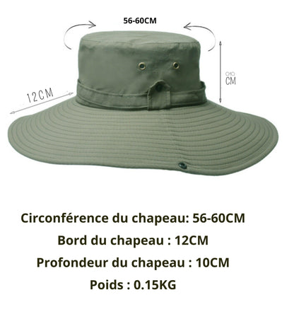 chapeau de randonnée | Homme imperméable