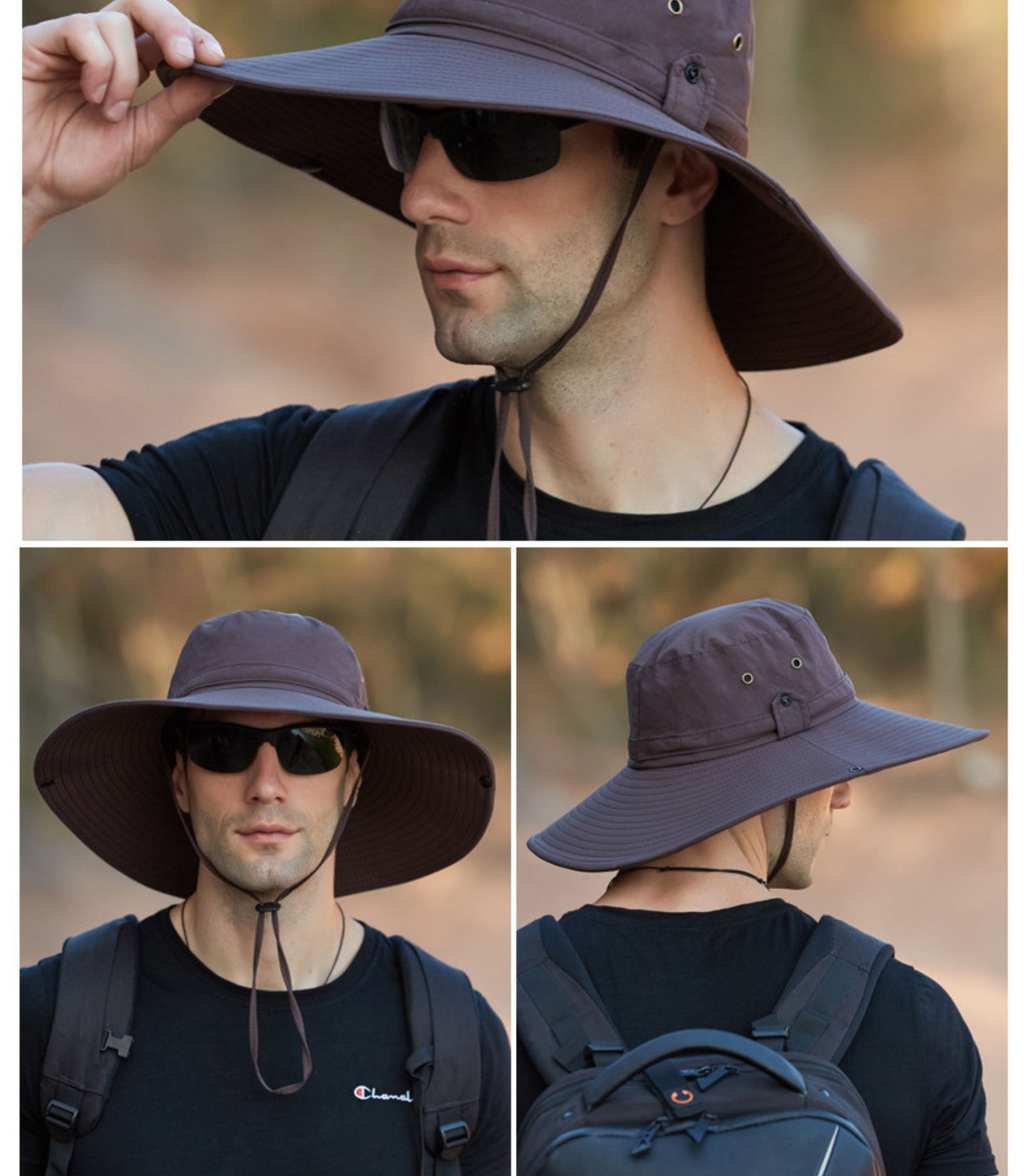 chapeau de randonnée | Homme imperméable