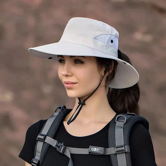 chapeau rando femme Taille unique / Beige