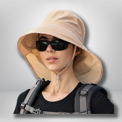 Chapeau randonnée Femme beige / Taille unique
