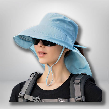Chapeau randonnée Femme bleu / Taille unique
