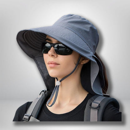 Chapeau randonnée Femme Gris foncé / Taille unique