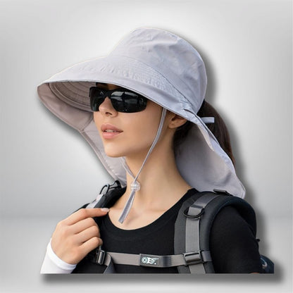 Chapeau randonnée Femme Gris / Taille unique