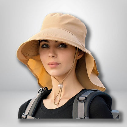 Chapeau randonnée Femme kaki / Taille unique