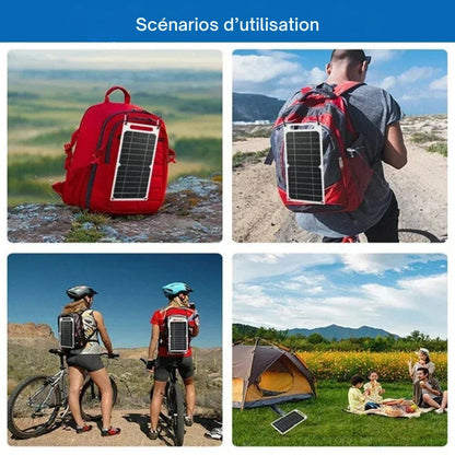 Chargeur solaire portable randonnée 35W