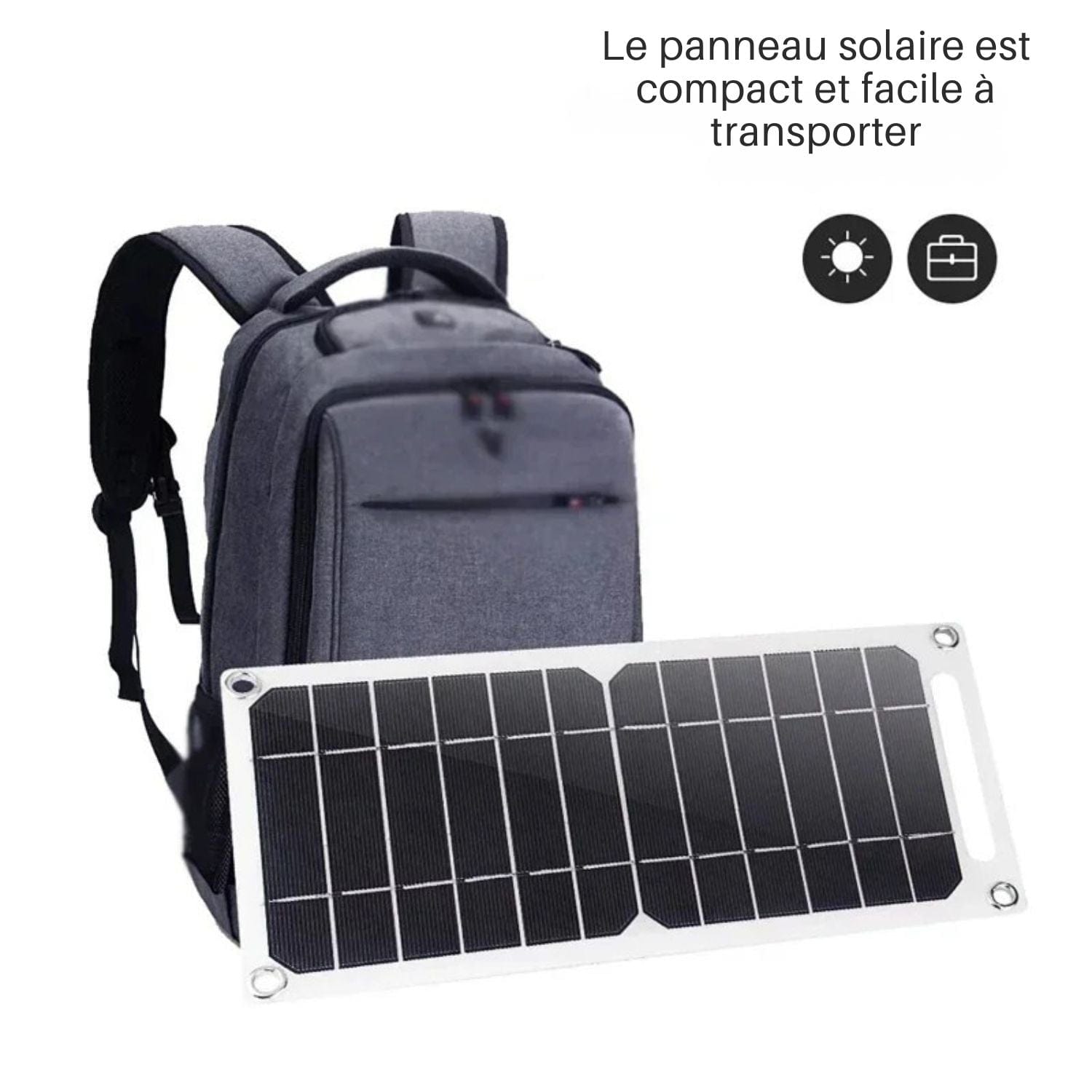 Chargeur solaire portable randonnée 35W