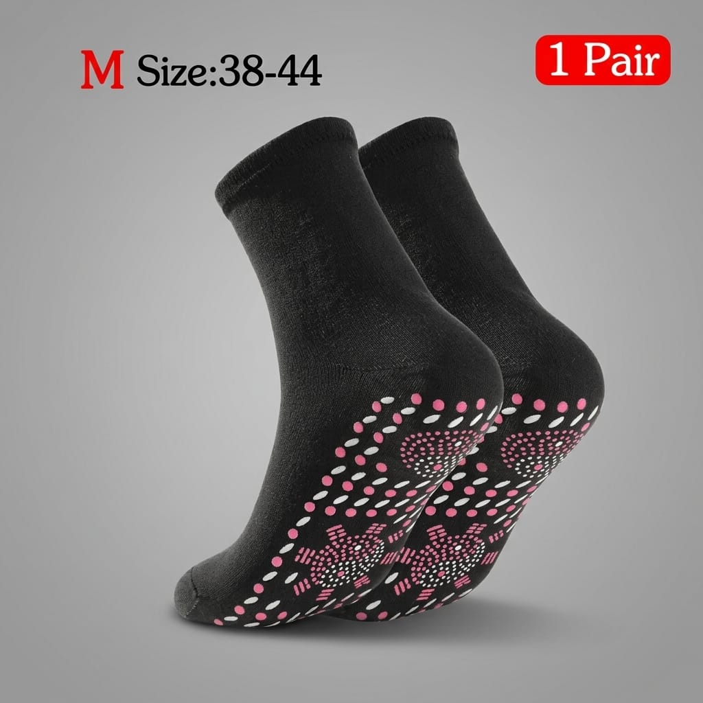 chaussette randonnée anti ampoule 1Paire Noir (38-44)