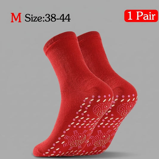 chaussette randonnée anti ampoule 1Paire rouge (38-44)