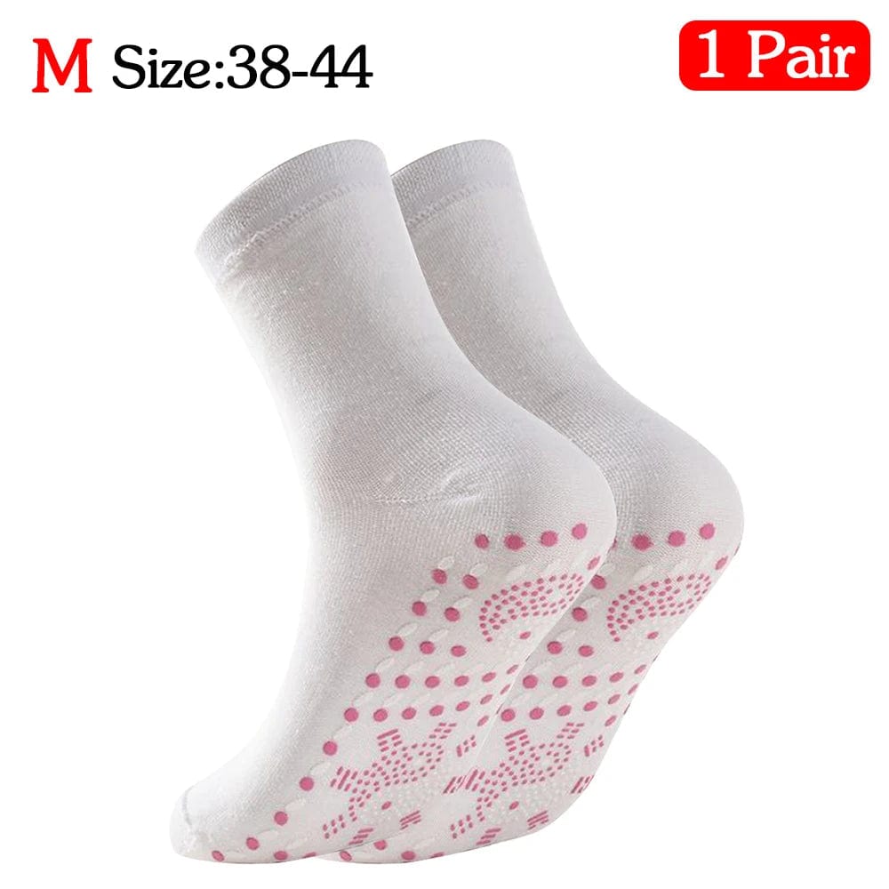 Chaussettes randonnée anti-ampoules 1Paire Blanc ( 38-44 )