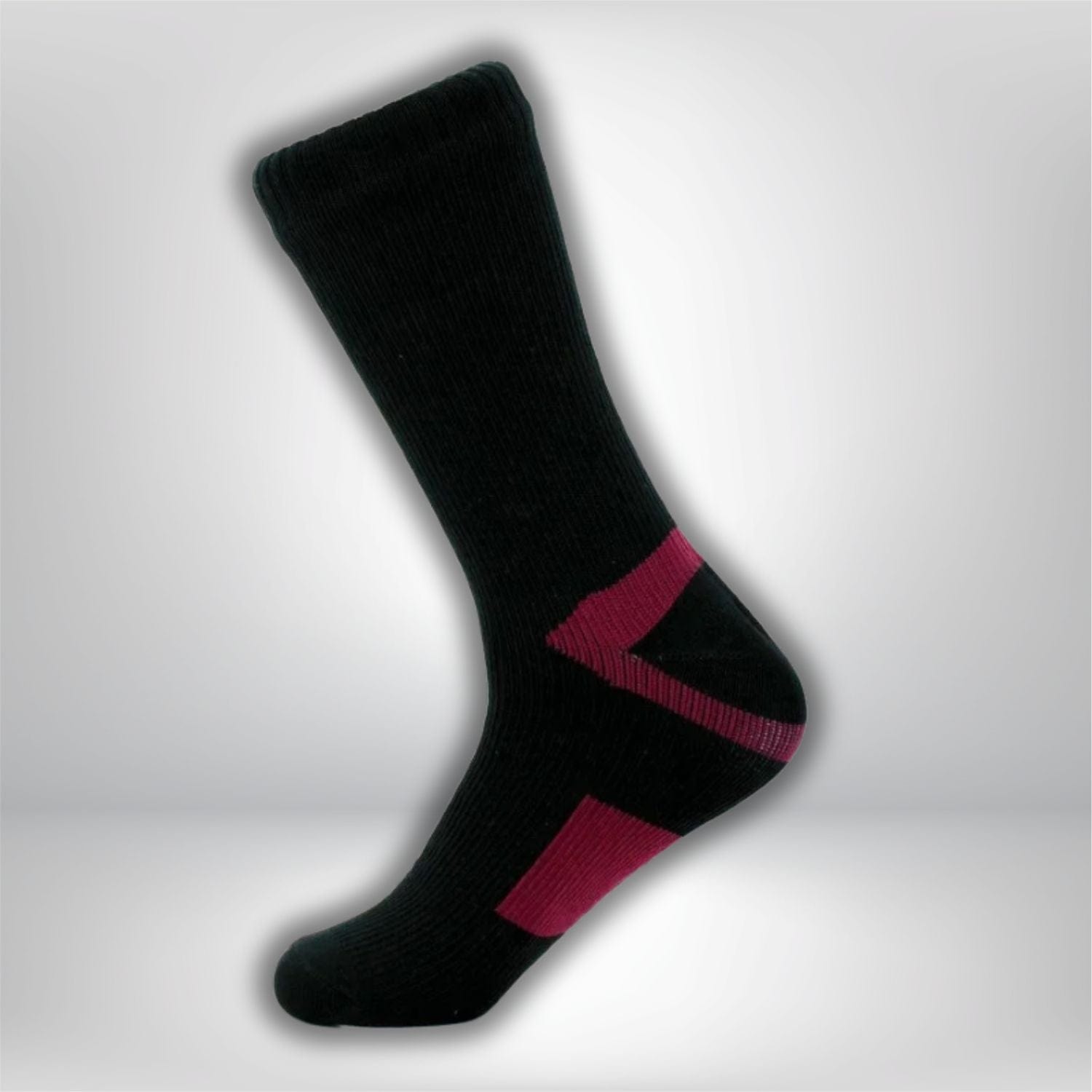 chaussettes trekking 1 paire ROSE ROUGE / XL Euro 47-50