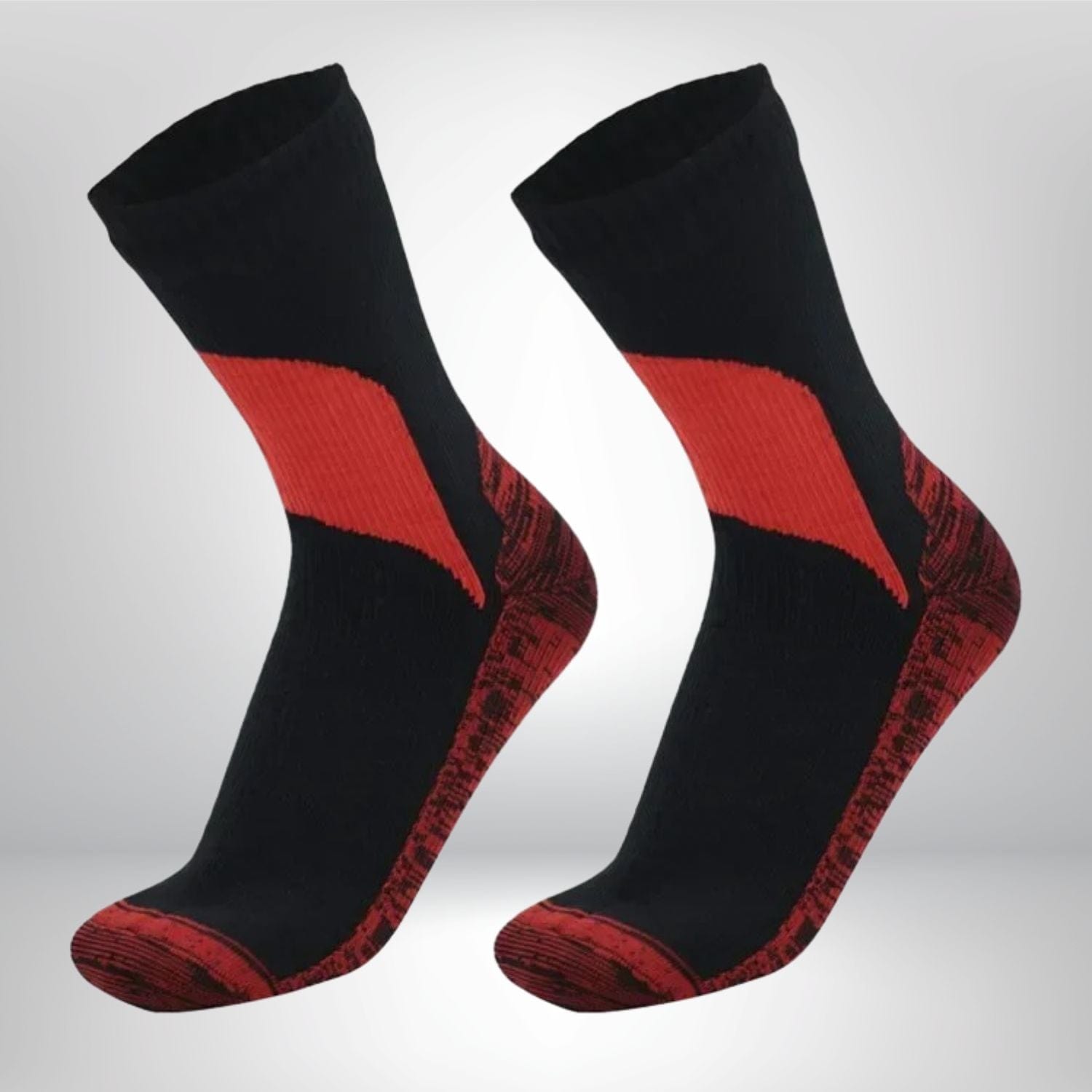 chaussettes trekking 1 paire ROUGE / S Euro 37-39