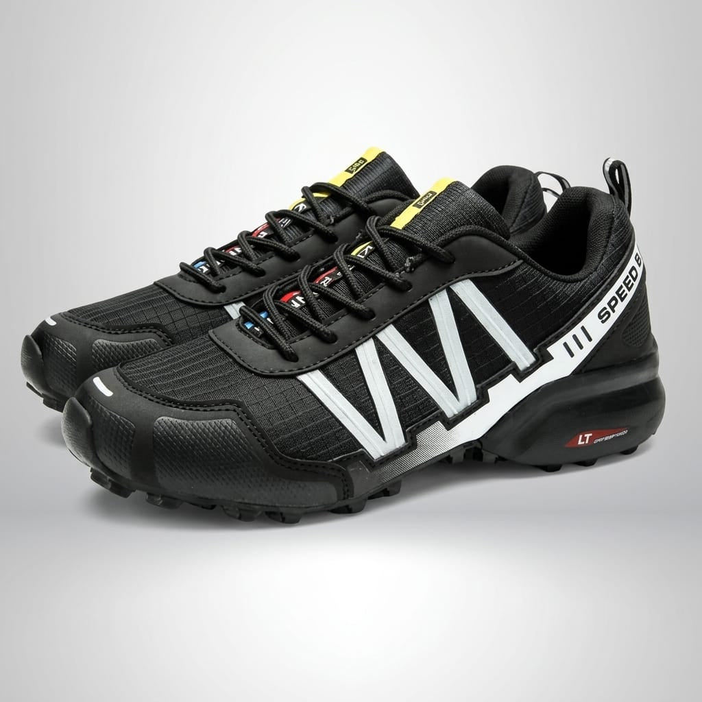 chaussure basse randonné homme 808 Noir Blanc / 37