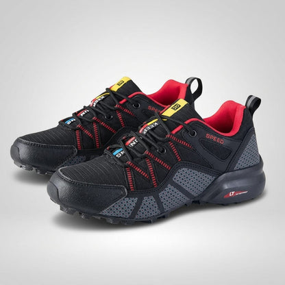chaussure basse randonné homme K600 Noir Rouge / 37