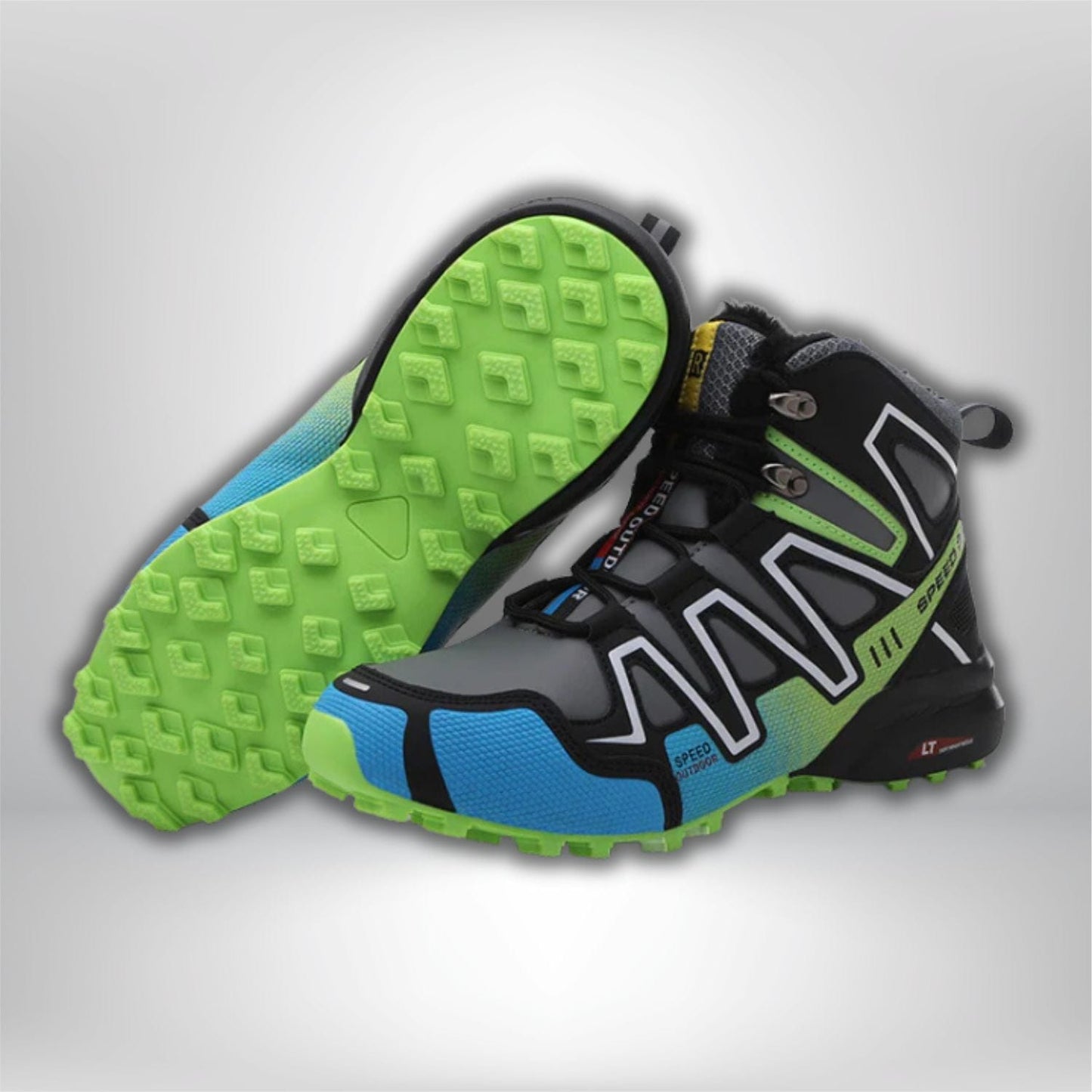 chaussure haute randonnée homme Vert / 39