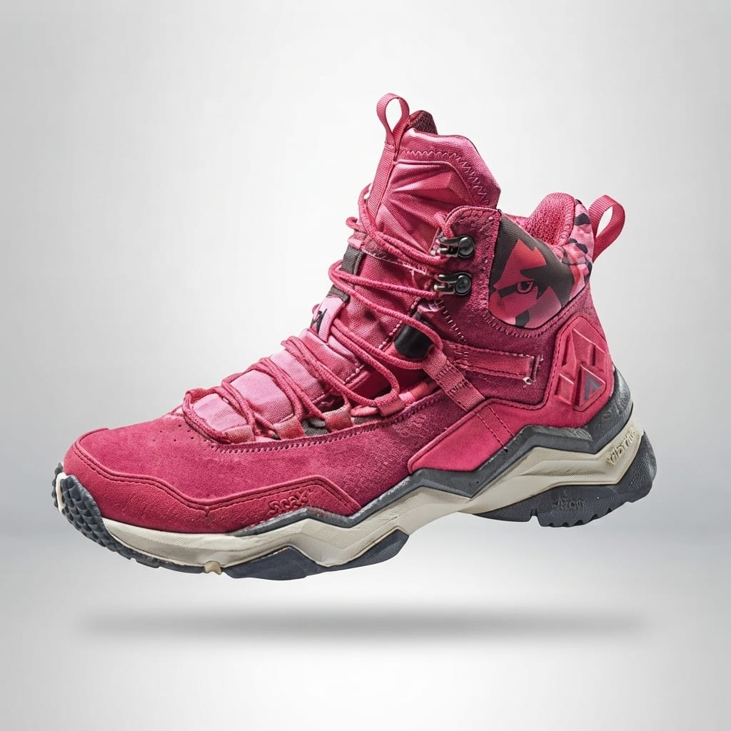 chaussure randonnée imperméable ROSE ROUGE / 36