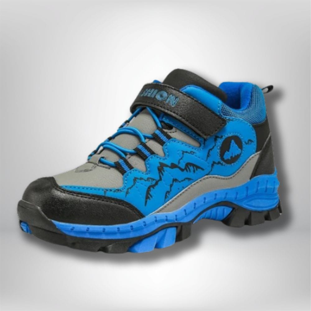 Chaussure trail enfant en cuir garcon antiderapante Trail Kids