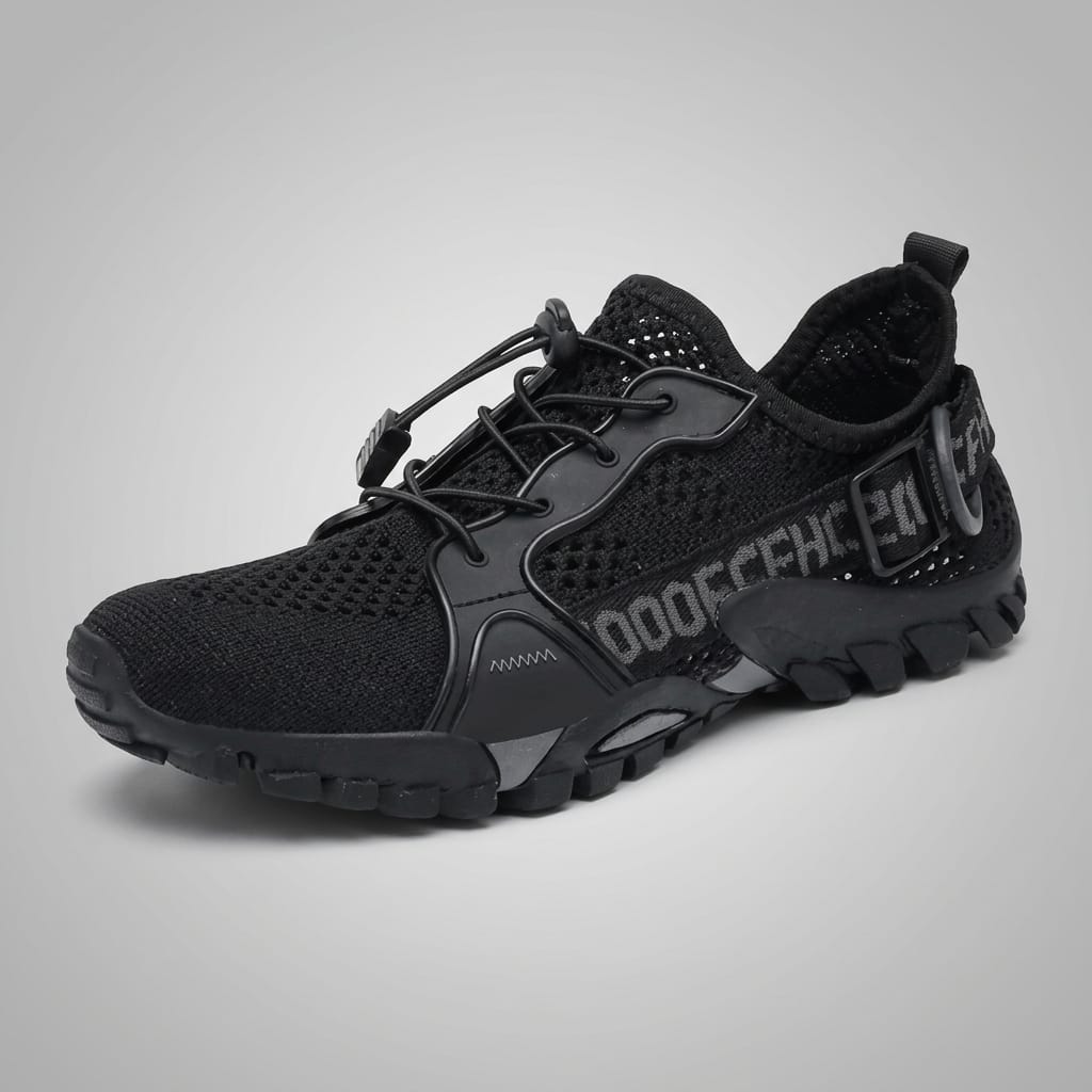 chaussures de marche femme pieds sensibles Noir / 36(23.0CM)