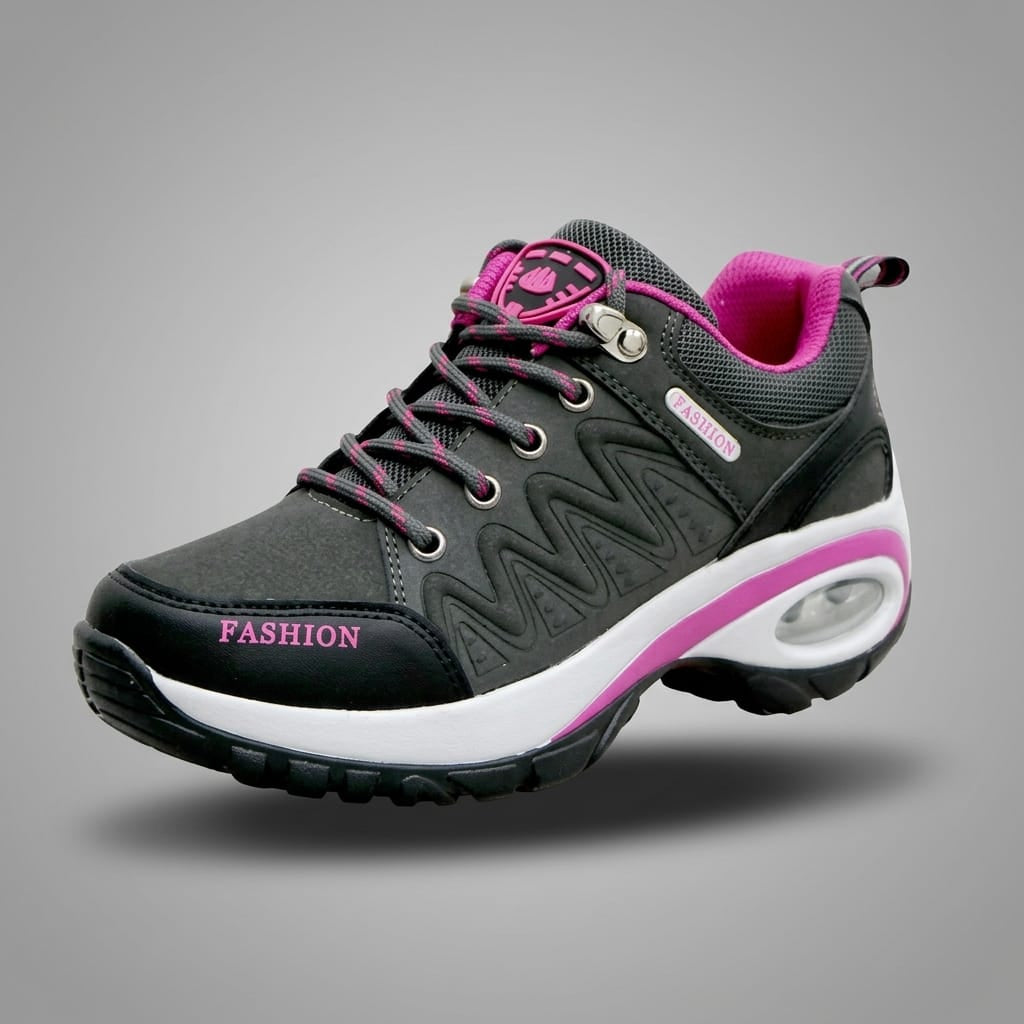 Chaussures de randonnée femme confortables Gris foncé / 35