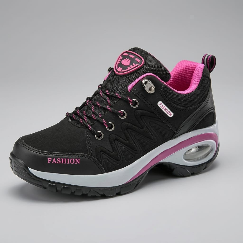 Chaussures de randonnée femme confortables Noir / 35