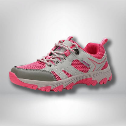 chaussures de randonnée femme pieds sensibles Rose Rouge / 36