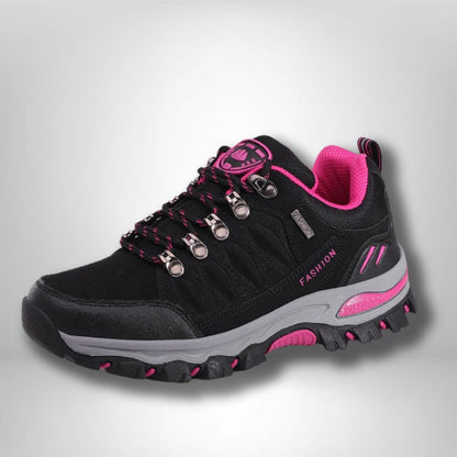 chaussures randonnée cuir femme NOIR ROSE / Eur 35
