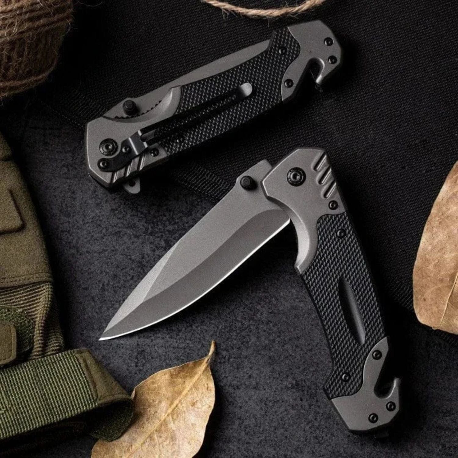 Couteau De Randonnée Pliant Noir