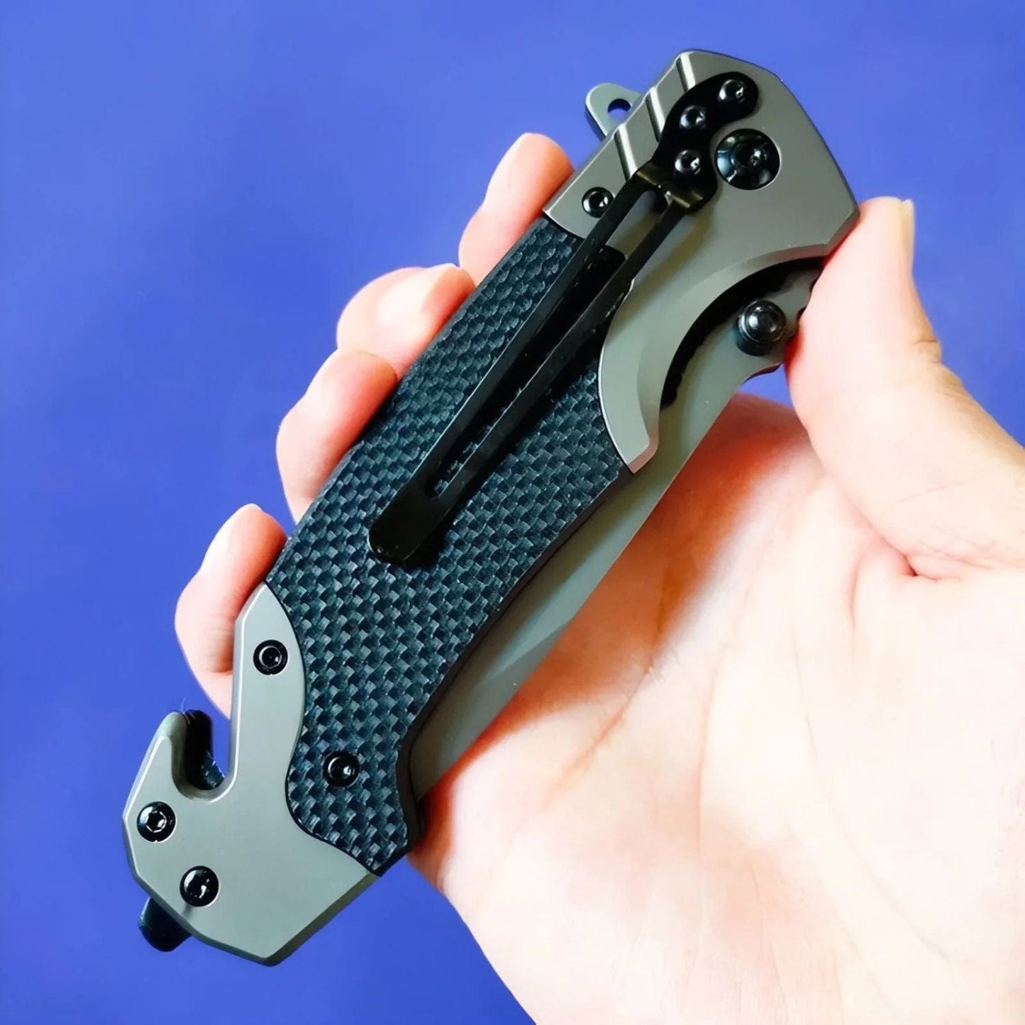 Couteau De Randonnée Pliant Noir