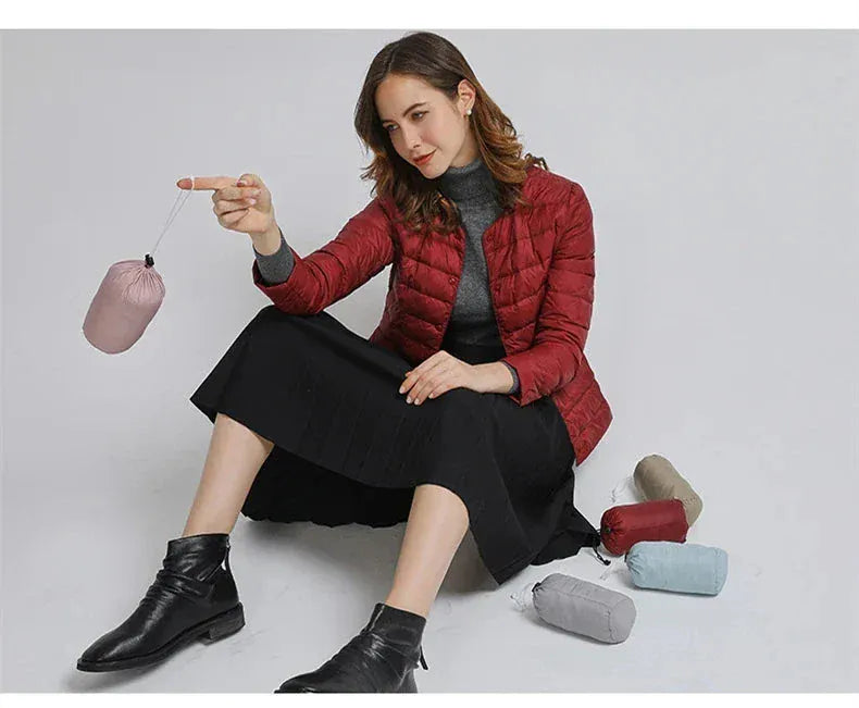 Doudoune randonnée compressible femme