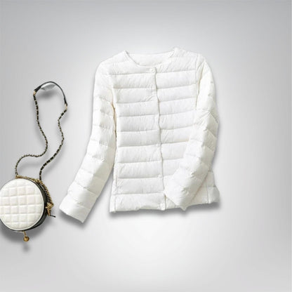 Doudoune randonnée compressible femme Blanc / M