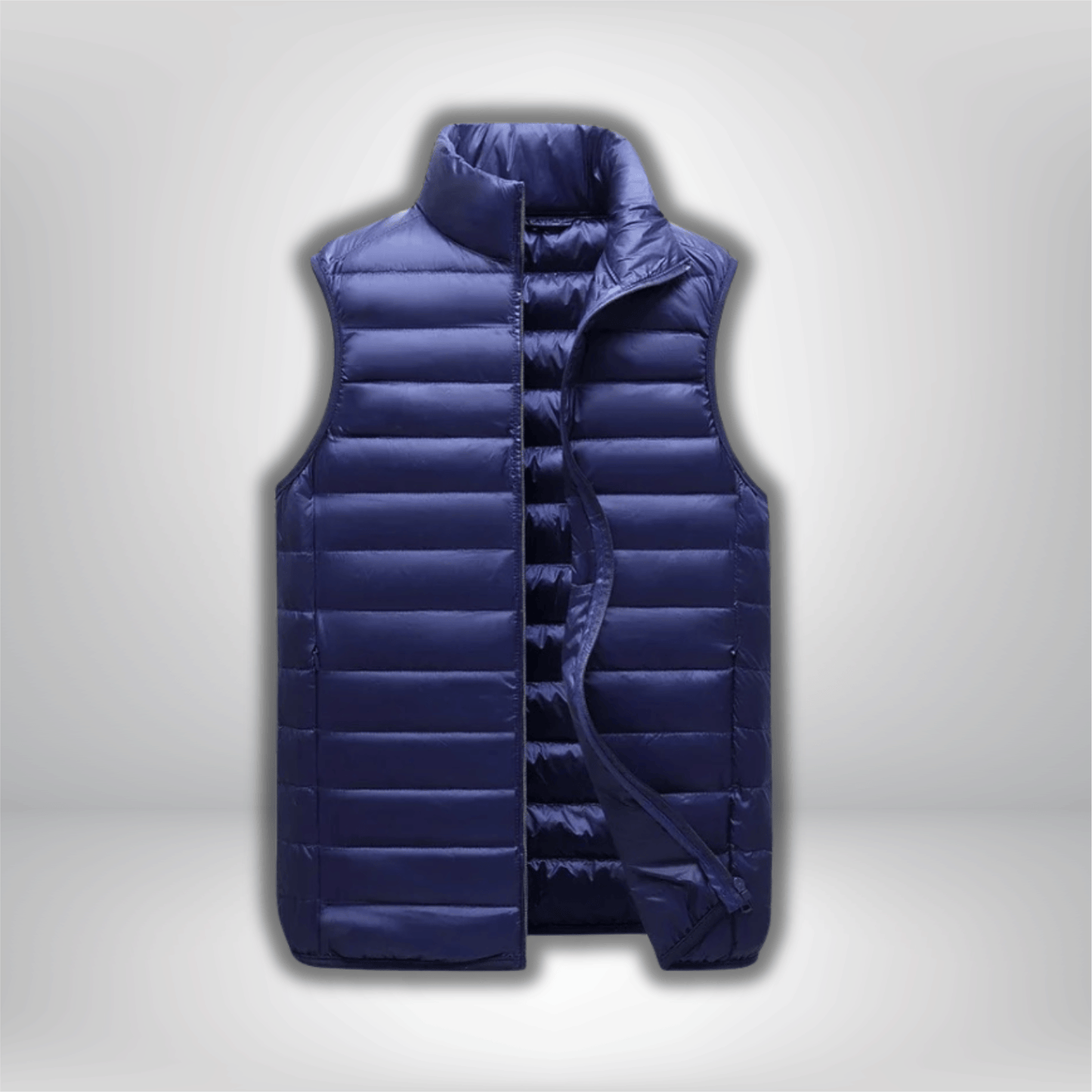 Doudoune sans manche randonnée Bleu Marine / M(47.5-57.5kg)