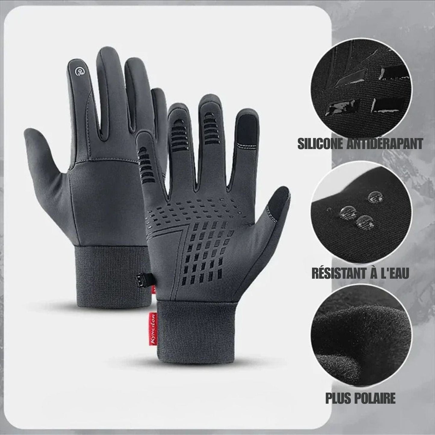 Gants chauds randonnée