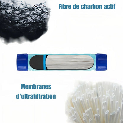Gourde filtrante randonnée