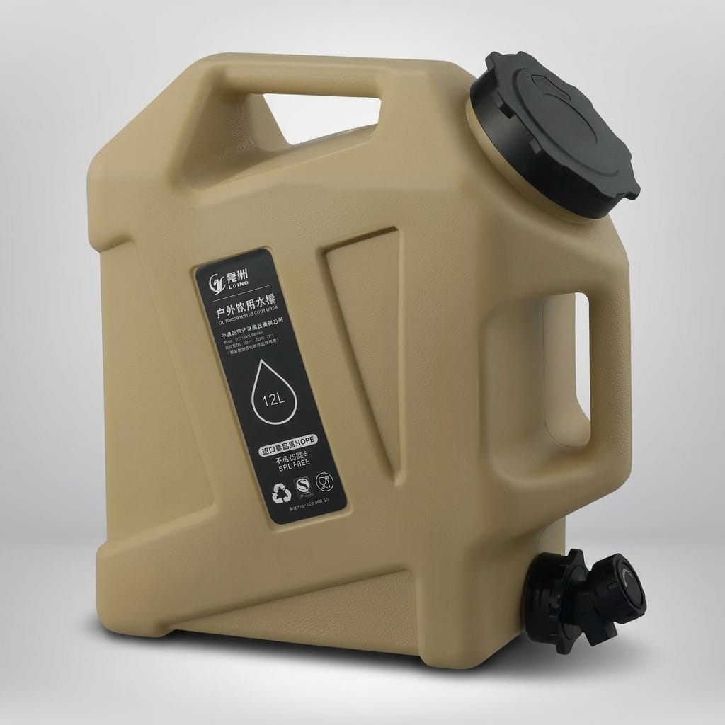 Jerrican Eau Camping Kaki-12L