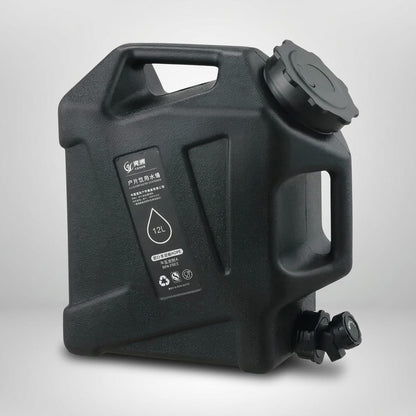 Jerrican Eau Camping Noir-12L