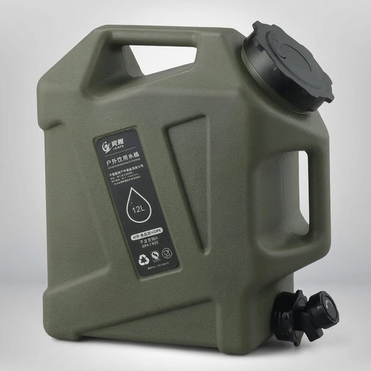 Jerrican Eau Camping Vert militaire-12L