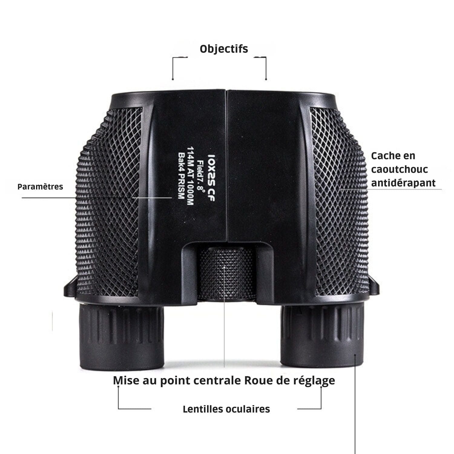 jumelle monoculaire puissante NOIR