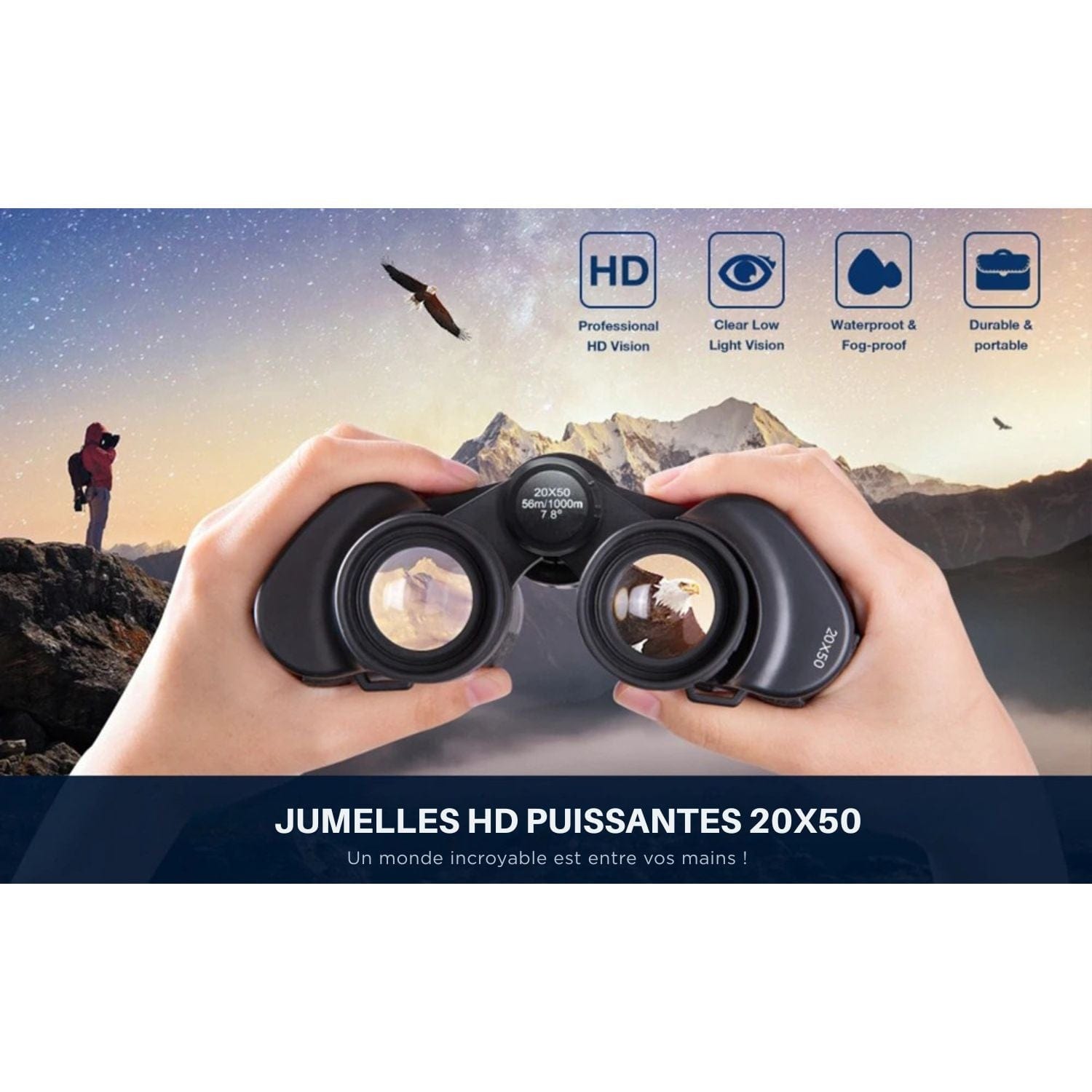Jumelles 20x50