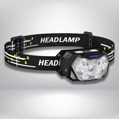 Lampe Frontale LED Puissante Noir