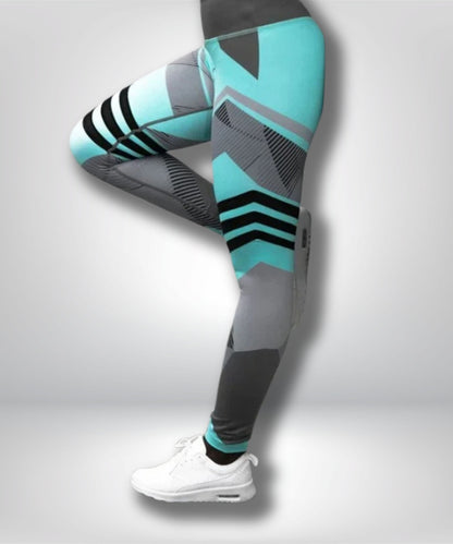 legging chaud randonnée femme Bleu / S