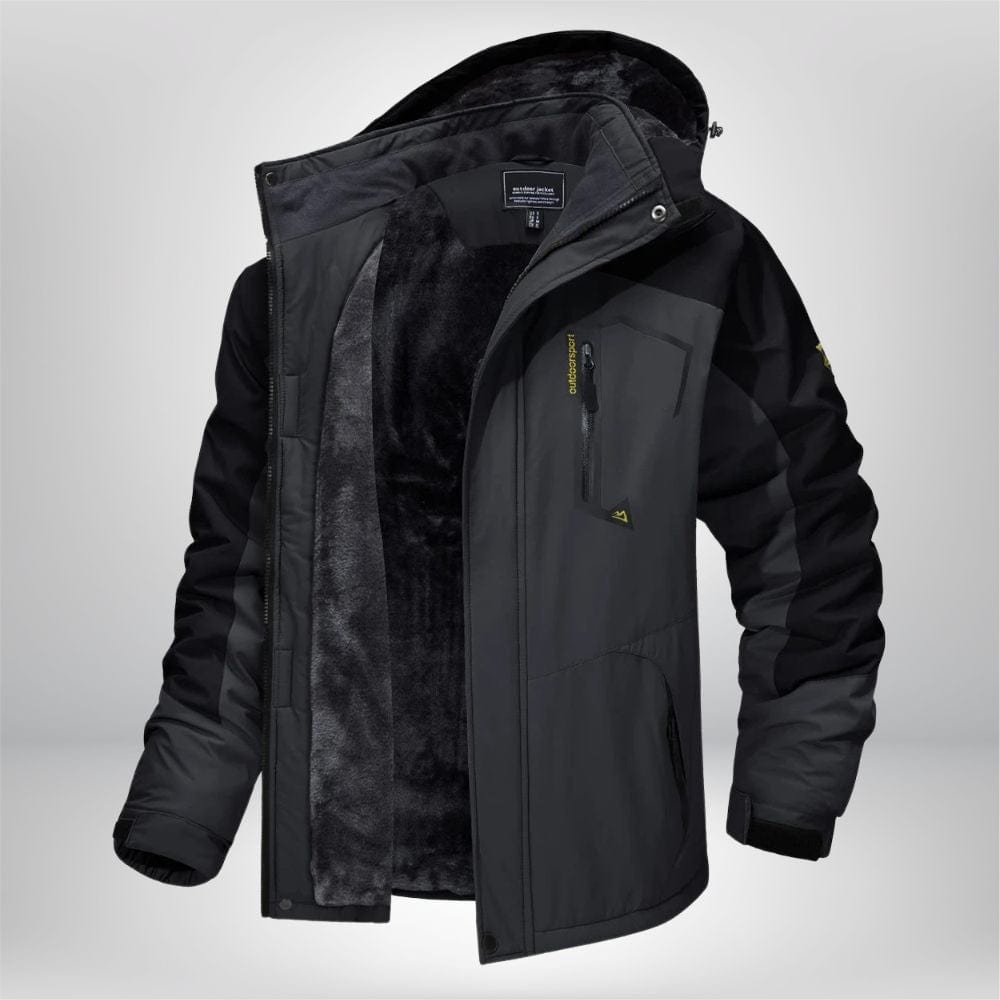 manteau randonnée homme Noir-Gris / EU S