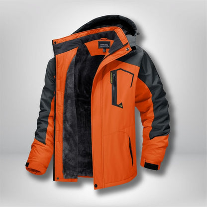 manteau randonnée homme Orange-Gris / EU S