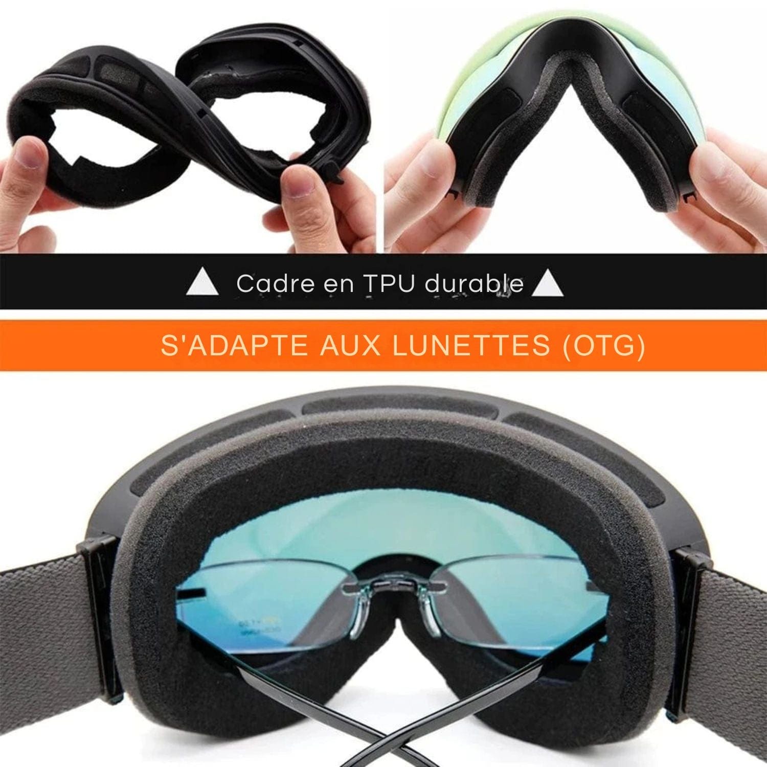 Masque de Ski interchangeable