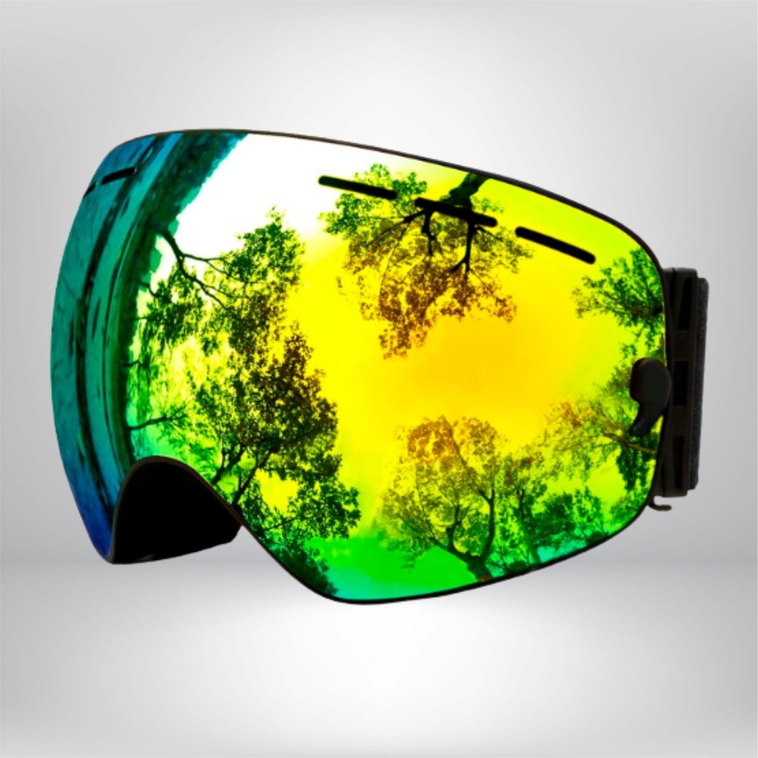 Masque de Ski interchangeable Jaune