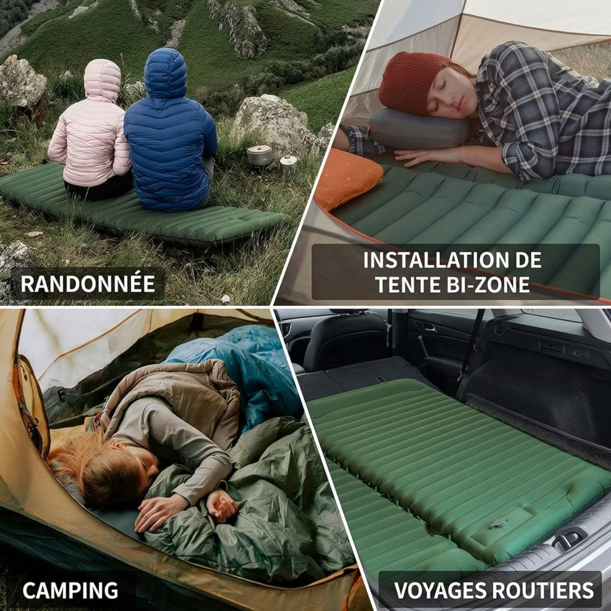 Matelas Camping Gonflable Confortable