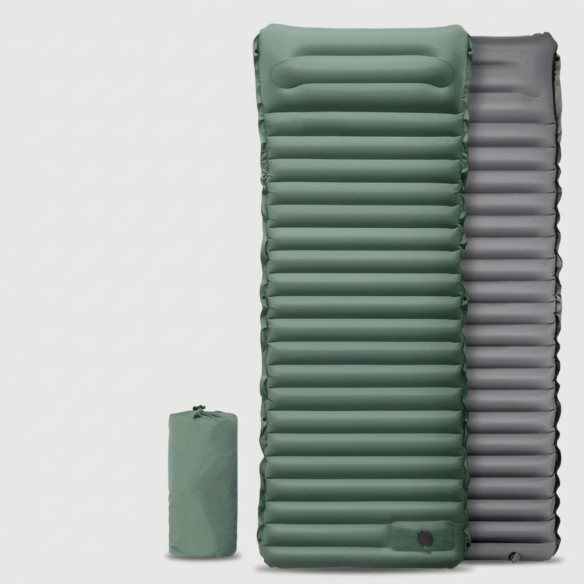 Matelas Camping Gonflable Confortable Vert