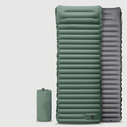 Matelas Camping Gonflable Confortable Vert